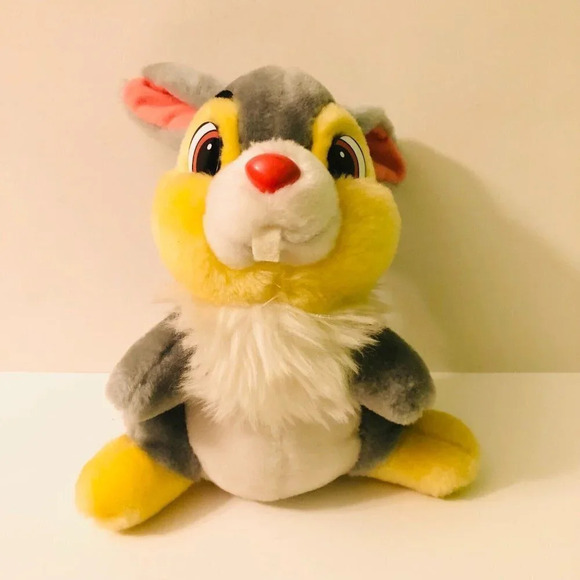 Vtg Thumper Plush Disneyland Bambi Disney World Stuffed Animal 9 Inch Tall Korea - Picture 1 of 16